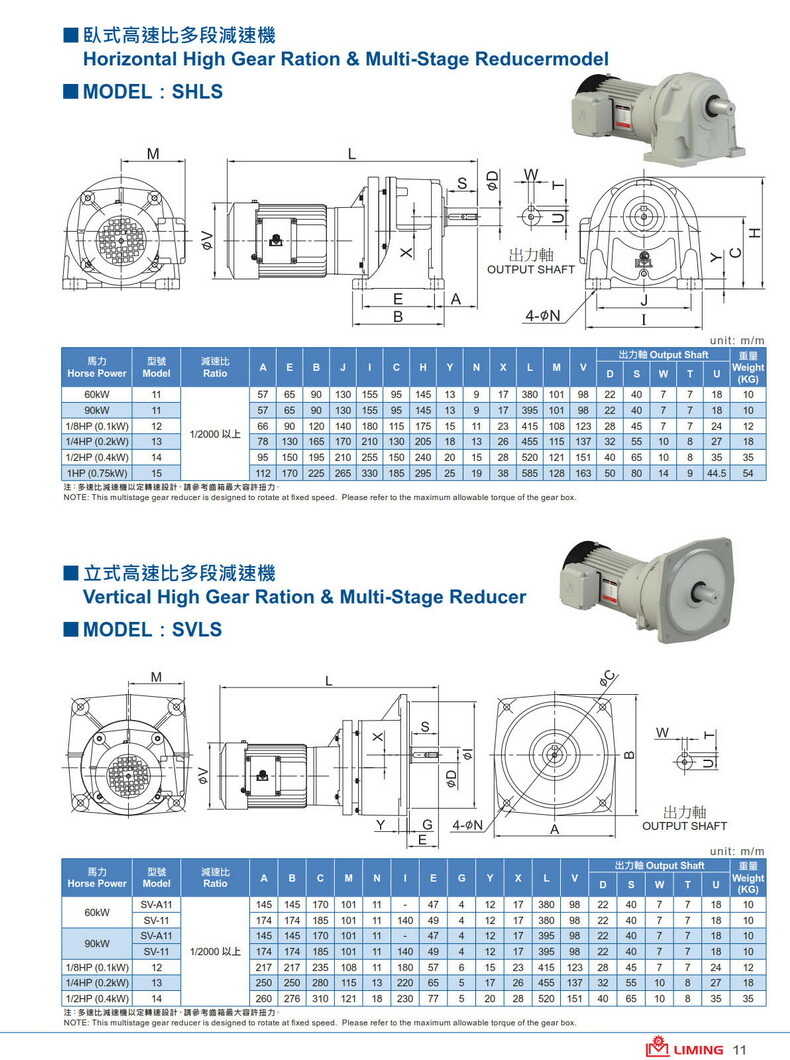 利明電機(jī)減速器